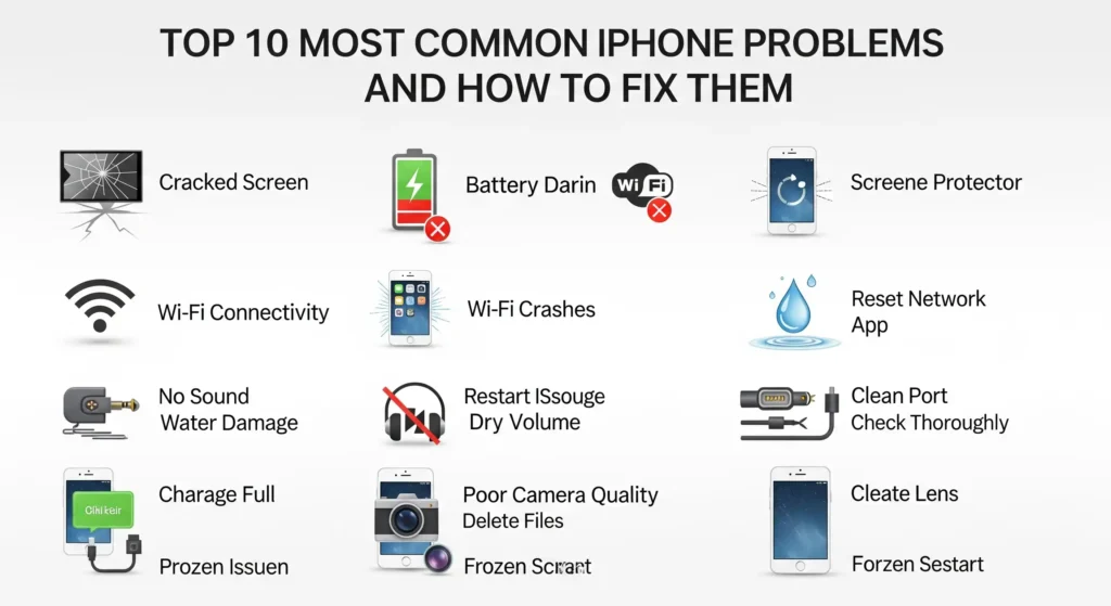 Top 10 Most Common iPhone Problems and How to Fix Them 2 Top 10 Most Common iPhone Problems and How to Fix Them